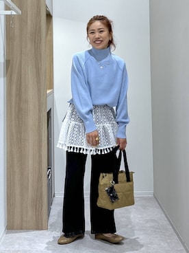 MiCAさん（レディース・154cm）の冬コーディネート