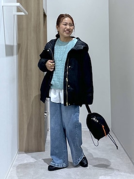 MiCAさん（レディース・154cm）の冬コーディネート