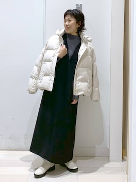 「アイテム（ワンピース/ドレス）」を使った、MiCAさん（レディース・154cm・30代）の秋コーディネート