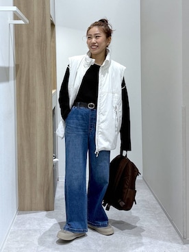 「アイテム（その他シューズ）」を使った、MiCAさん（レディース・154cm・30代）の冬コーディネート