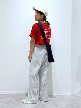 「アイテム（バッグ）」を使った、MiCAさん（レディース・154cm・30代）の夏コーディネート