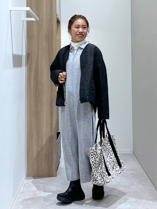 セール】ハーフZIPアゼニットワンピース/579499（ワンピース）｜GLOBAL