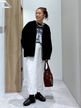 「アイテム（ブーツ）」を使った、MiCAさん（レディース・154cm・30代）の秋コーディネート