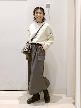 MiCAさん（レディース・154cm）の冬コーディネート