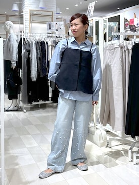 「アイテム（その他トップス）」を使った、MiCAさん（レディース・154cm・30代）の秋コーディネート
