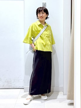 「スニーカーブーツシリーズ_BAYFLOW」｜MiCAさん（レディース・154cm）の春コーディネート
