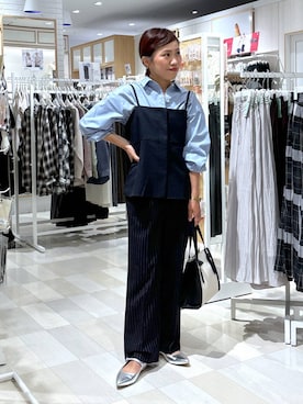 「アイテム（その他トップス）」を使った、MiCAさん（レディース・154cm・30代）の秋コーディネート