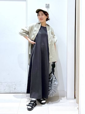 「アイテム（帽子）」を使った、MiCAさん（レディース・154cm・30代）の春コーディネート