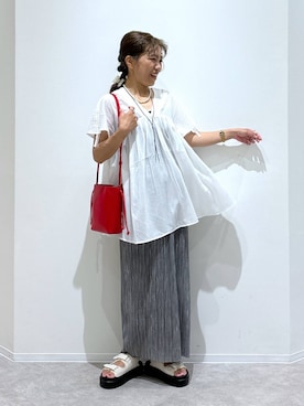 「アイテム（キャミソール）」を使った、MiCAさん（レディース・154cm・30代）の夏コーディネート