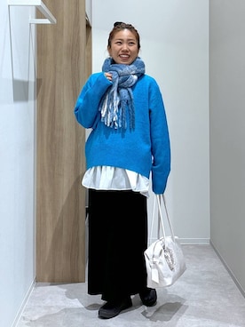 「アイテム（ワンピース/ドレス）」を使った、MiCAさん（レディース・154cm・30代）の冬コーディネート