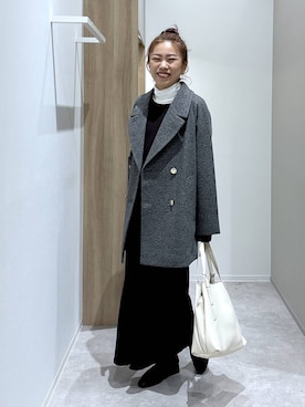 「アイテム（シューズ）」を使った、MiCAさん（レディース・154cm・30代）の冬コーディネート