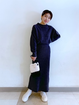 MiCAさん（レディース・154cm）の秋コーディネート