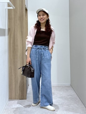 MiCAさん（レディース・154cm）の春コーディネート