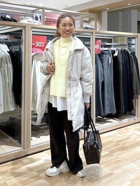 MiCAさん(レディース・154cm)の冬コーディネート