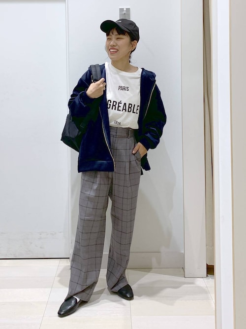 GLOBAL WORK イオンレイクタウンMiCAさんのバックパック/リュック「撥水軽量12ポケットリュック/163158(GLOBAL WORK|グローバルワーク)」を使ったコーディネート