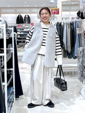 MiCAさん（レディース・154cm）の冬コーディネート