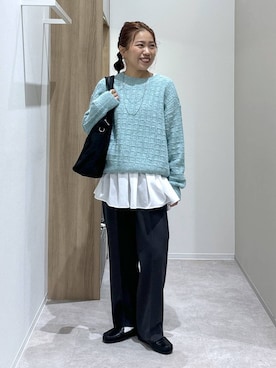 MiCAさん（レディース・154cm）の冬コーディネート