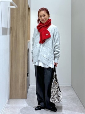 「アイテム（ローファー）」を使った、MiCAさん（レディース・154cm・30代）の秋コーディネート