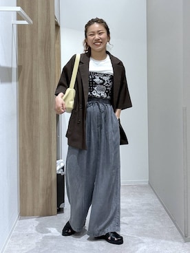 MiCAさん（レディース・154cm）の春コーディネート