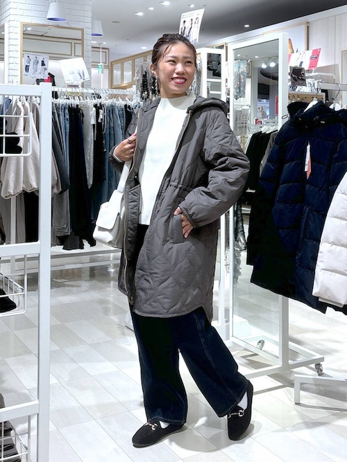 セール】ウツクシルエットライトウォームキルトコート/115513（その他