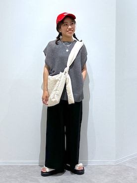「アイテム（ネックレス）」を使った、MiCAさん（レディース・154cm・30代）の夏コーディネート