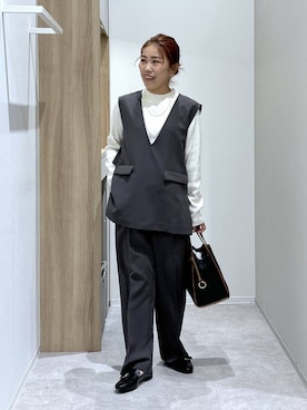 MiCAさん（レディース・154cm）の冬コーディネート