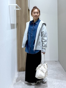 「アイテム（ヘアアクセサリー）」を使った、MiCAさん（レディース・154cm・30代）の冬コーディネート