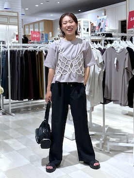 「アイテム（イヤリング）」を使った、MiCAさん（レディース・154cm・30代）の夏コーディネート
