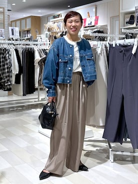 「アイテム（アクセサリー）」を使った、MiCAさん（レディース・154cm・30代）の秋コーディネート