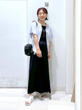 「アイテム（ネックレス）」を使った、MiCAさん（レディース・154cm・30代）の夏コーディネート