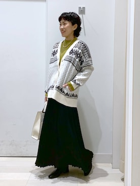 「アイテム（ワンピース/ドレス）」を使った、MiCAさん（レディース・154cm・30代）の冬コーディネート