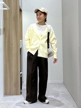 「WING（ウイング）のアイテム」を使った、MiCAさん（レディース・154cm）の冬コーディネート