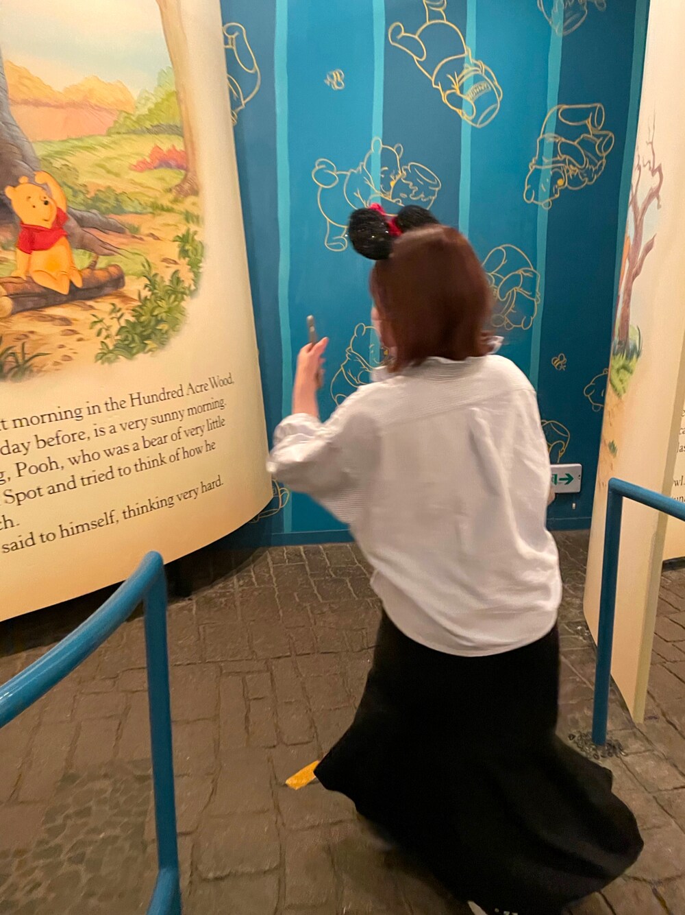 「ディズニーコーデ、ディズニーランド」｜「GRLのマーメイドロングスカート（スカート、ブラック系）」を使った、manm_9911さん（レディース・151cm）の夏コーディネートの1枚目の写真