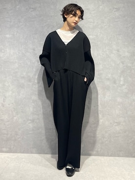 「NANO universe（ナノユニバース）のアイテム」を使った、七瀬　莉海さん（骨格ウェーブ・レディース・164cm）の秋コーディネート