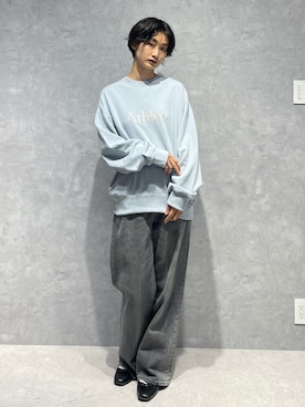 「Russell Athletic（ラッセルアスレティック）のアイテム」を使った、七瀬　莉海さん（レディース・164cm）の秋コーディネート