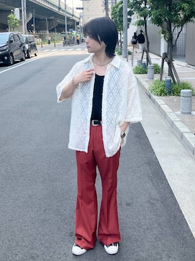 「HARE（ハレ）のアイテム（ブレスレット）」を使った、ryota_hareさん（メンズ・171cm）の春コーディネート