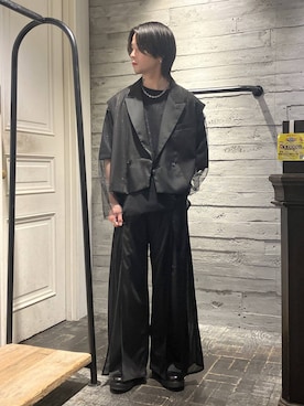 「HARE（ハレ）のアイテム（ベスト）」を使った、ryota_hareさん（メンズ・171cm）の春コーディネート