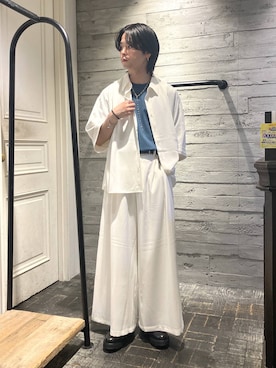 「HARE（ハレ）のアイテム（ブレスレット）」を使った、ryota_hareさん（メンズ・171cm）の春コーディネート