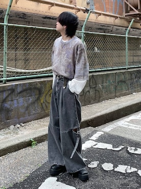 「HARE（ハレ）のアイテム（パンツ）」を使った、ryota_hareさん（メンズ・171cm）の春コーディネート