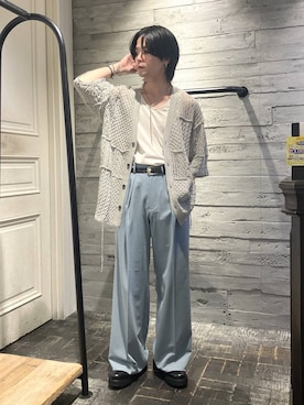 「HARE（ハレ）のアイテム（ブレスレット）」を使った、ryota_hareさん（メンズ・171cm）の春コーディネート