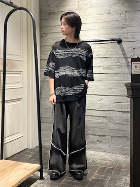 「HARE（ハレ）のアイテム（ブレスレット）」を使った、ryota_hareさん（メンズ・171cm）の夏コーディネート