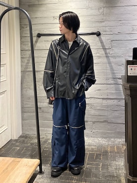 「HARE（ハレ）の2WAY-ZIPカーゴパンツ(HARE)（カーゴパンツ）」を使った、ryota_hareさん（メンズ・171cm）の夏コーディネート