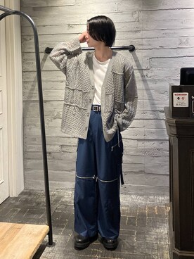「HARE（ハレ）の2WAY-ZIPカーゴパンツ(HARE)（カーゴパンツ）」を使った、ryota_hareさん（メンズ・171cm）の夏コーディネート
