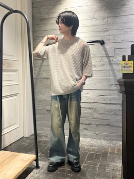 「HARE（ハレ）のアイテム（ブレスレット）」を使った、ryota_hareさん（メンズ・171cm）の春コーディネート