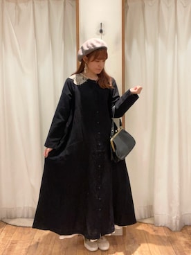 「TSUHARU by Samansa Mos2（ツハルバイサマンサモスモス）のアイテム（ワンピース/ドレス）」を使った、はるさん（レディース・156cm）の夏コーディネート