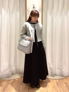 「ehka sopo（エヘカソポ）のアイテム（ワンピース/ドレス）」を使った、はるさん（レディース・156cm）の春コーディネート
