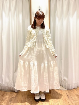 「ehka sopo（エヘカソポ）のアイテム（ワンピース/ドレス）」を使った、はるさん（レディース・156cm）の春コーディネート