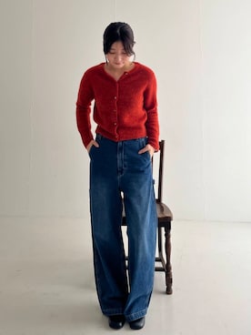 「ブルベ冬×秋カラーコーデ」｜AIRIさん（レディース・169cm）の秋コーディネート