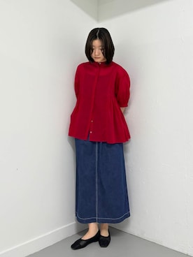 「フェスコーデ」｜「アイテム（その他シューズ）」を使った、airimuさん（レディース・169cm）の春コーディネート