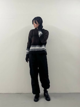 「ブルベ冬×秋カラーコーデ」｜AIRIさん（レディース・169cm）の秋コーディネート